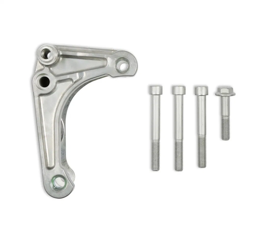 20-166 – HOLLEY Power Steering Pump Bracket, For Use With GM Small Block Gen III/ IV - LSA Engines Natural Cast Alumi...